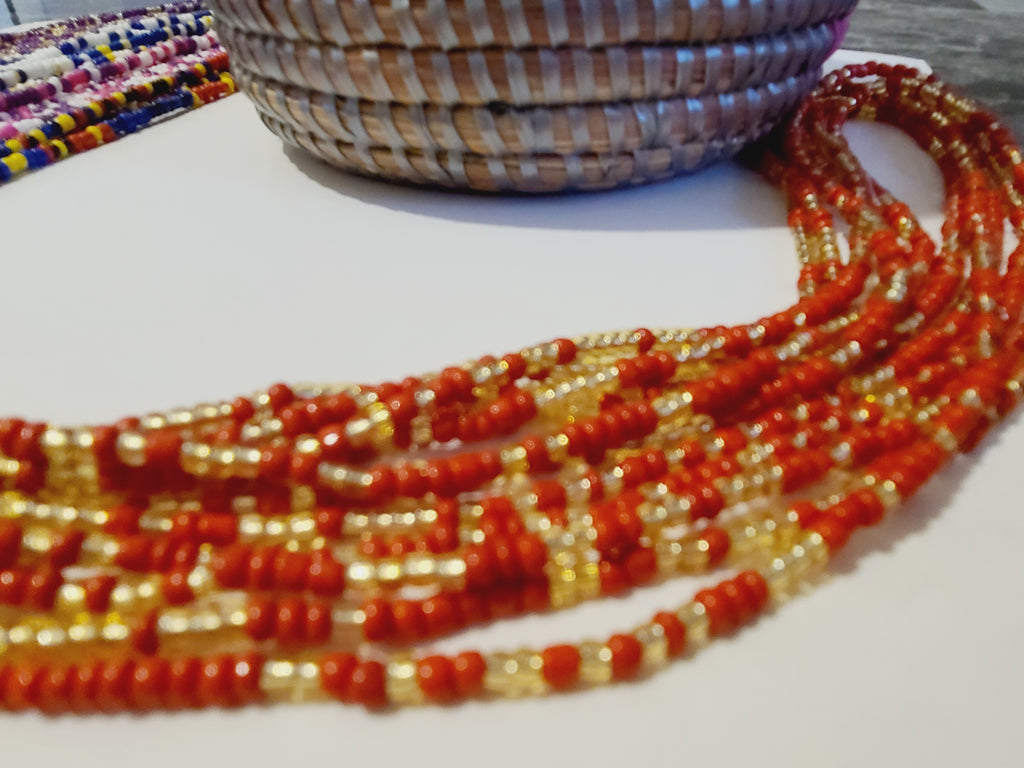 red and gold