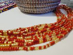 red and gold