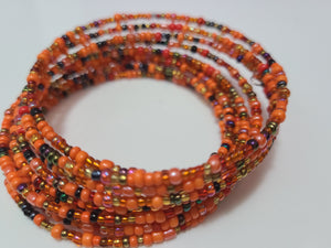 Orange Wrap Around Bracelet